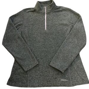 Eddie Bauer Fleece Quarter Zip Women's Size Medium